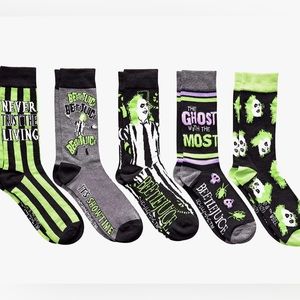 Beetlejuice Socks - 5 Pair Pack